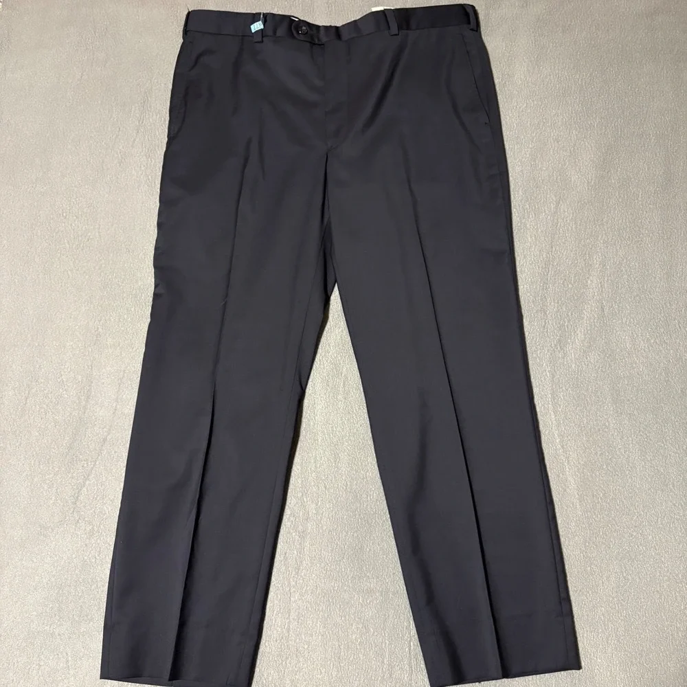 Joseph Abboud Dress Pants Mens 40x29 Navy Marzotto‎ Super 120s Wool Made in USA